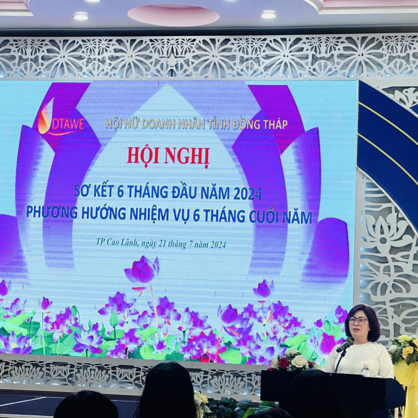 Nữ Doanh Nhân Đồng Tháp Sơ Kết Hoạt Động 6 Tháng 2024